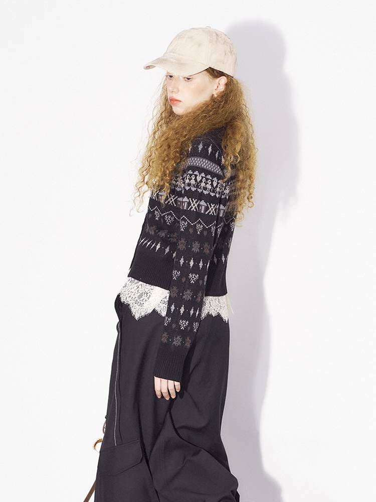 Round Neck Winter Cardigan Coat【s0000014386】
