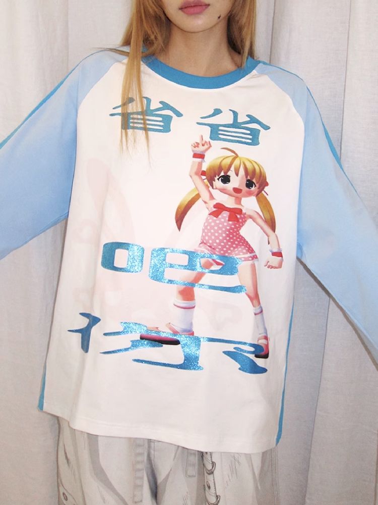 Plunger Sleeve Long Sleeve T Shirt【s0000011795】