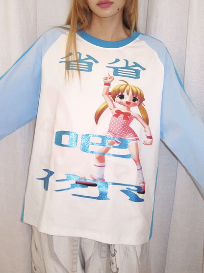 Plunger Sleeve Long Sleeve T Shirt【s0000011795】