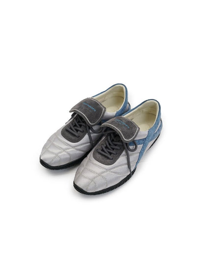 Stretch Satin Panelled Trainers【s0000016127】