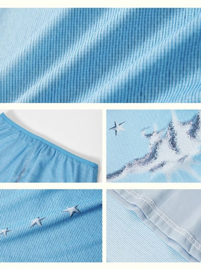 Gradient mesh half-skirt【s0000012300】