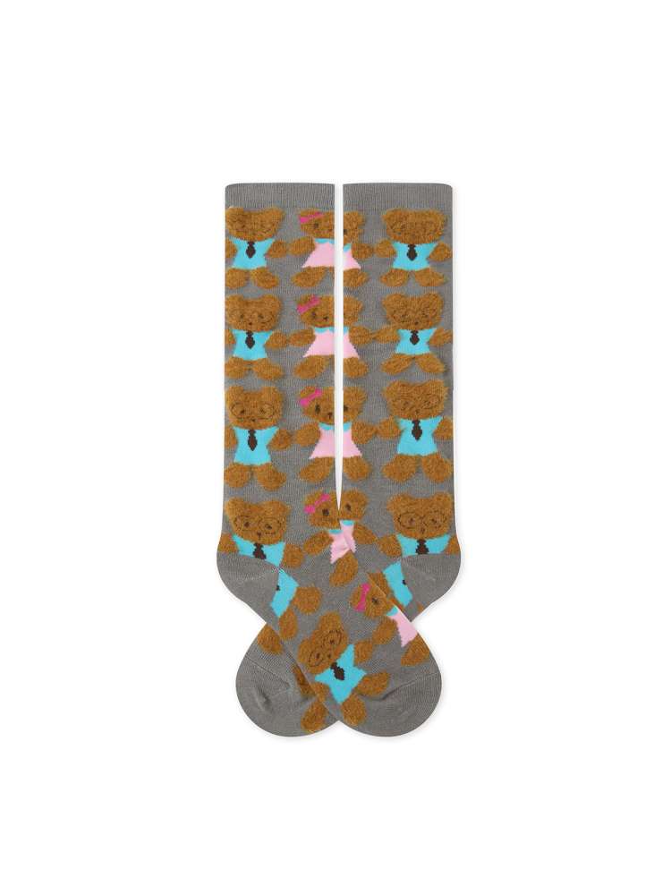 Bear Plush-Style Knit Socks【s0000014513】