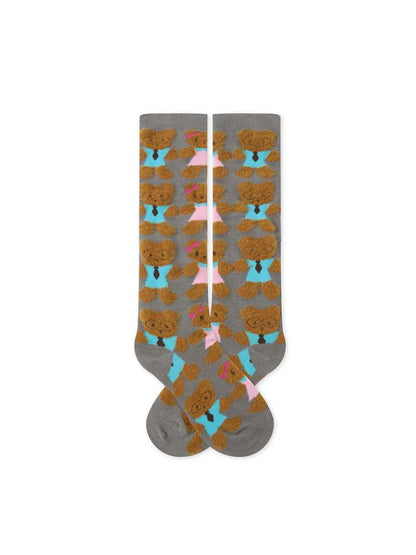 Bear Plush-Style Knit Socks【s0000014513】