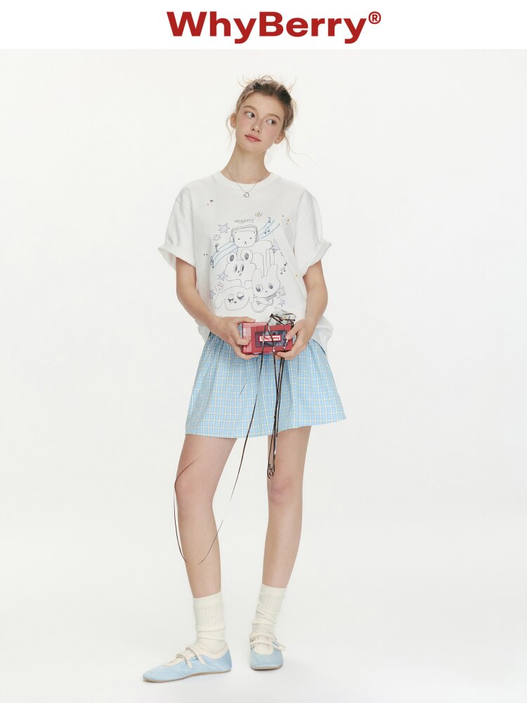 Strawberry Musician Cotton T-Shirt【s0000015669】