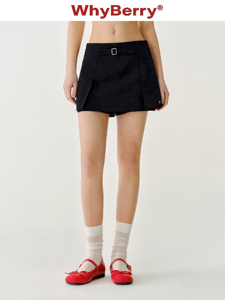 Peplum Double Layer Bottom Short【s0000011971】