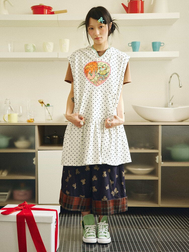 Bird's Bird Observation Pudding Sweatshirt Dress【s0000018692】