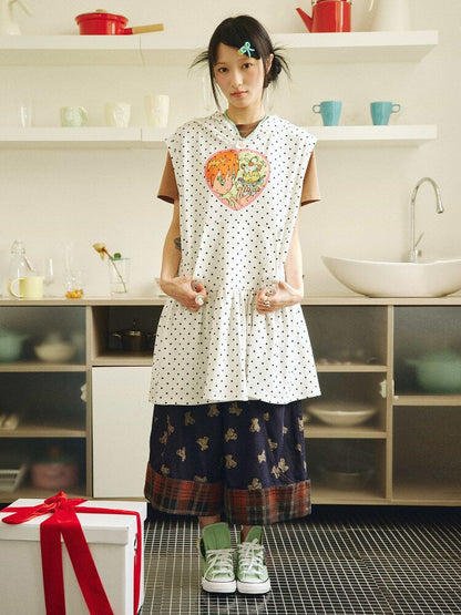 Bird's Bird Observation Pudding Sweatshirt Dress【s0000018692】
