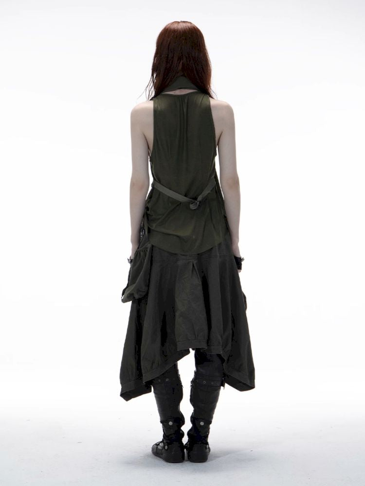 Large Pocket Five-Pocket Skirt【s0000012708】
