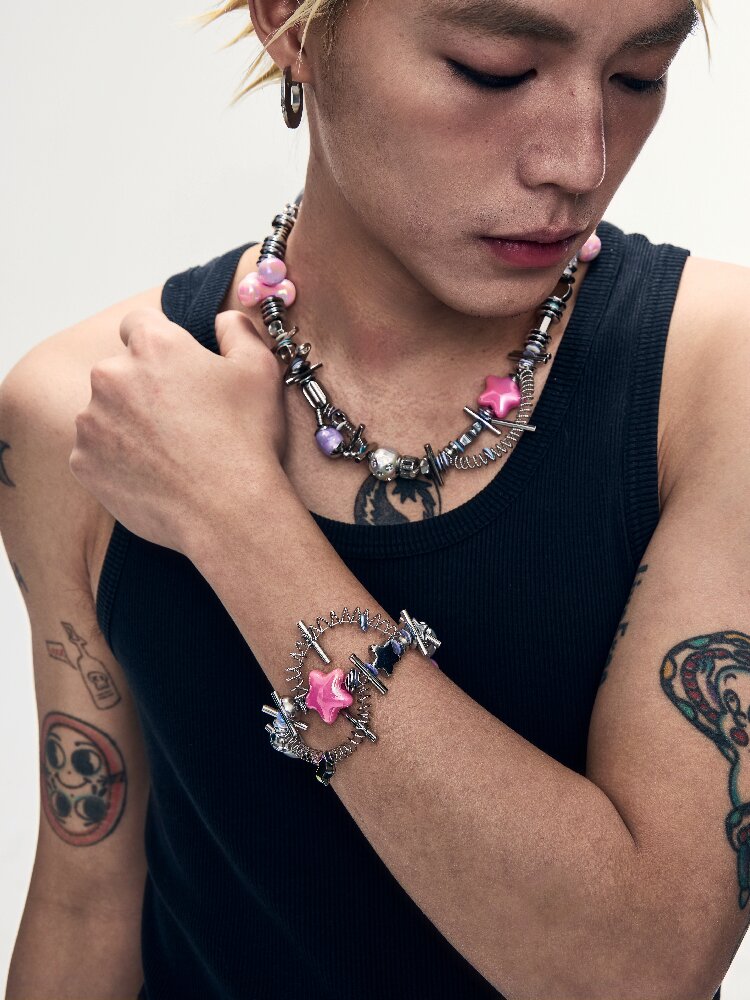 Handmade Heavy Machine Bracelet【s0000018897】