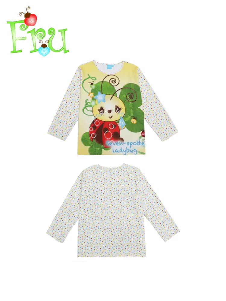 Beetle Print Cute Casual Oversized T-Shirt【s0000014192】