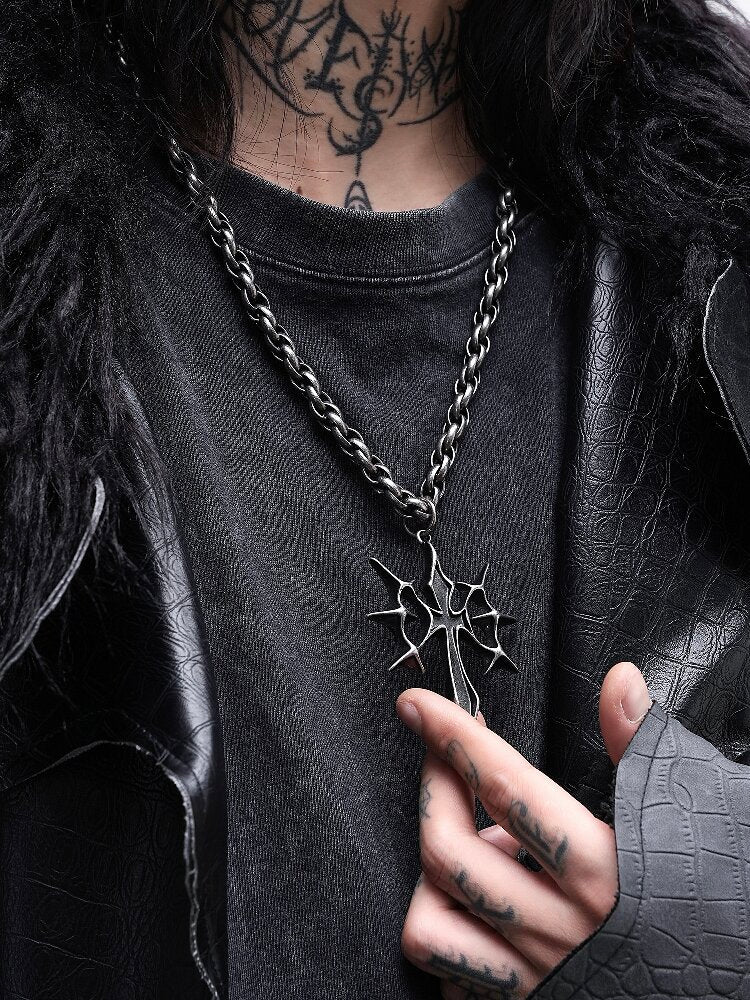 Castle Eternal Goth Heavy Necklace【s0000018976】