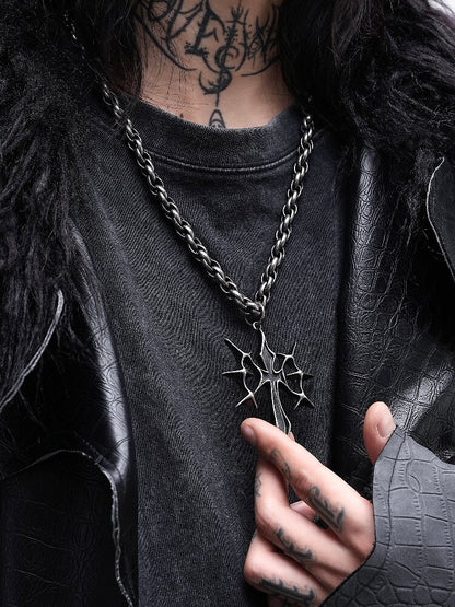 Castle Eternal Goth Heavy Necklace【s0000018976】