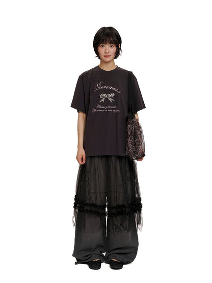 Light Sheer Mesh Half-body Skirt【s0000012516】