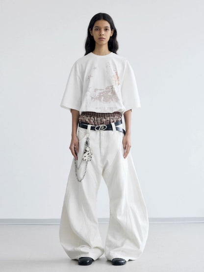 Ink Direct Printed Casual T-Shirt【s0000012475】