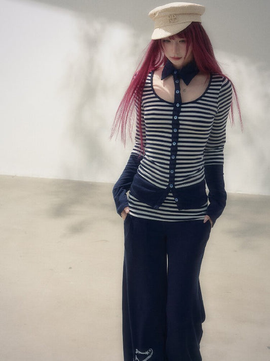Striped Daily Commuter Base Layer【s0000019260】