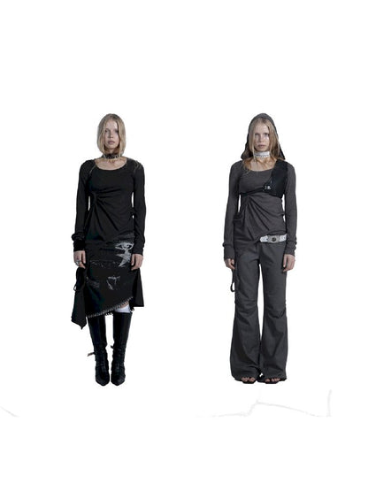 Long Sleeve Multi Bottom T-Shirt【s0000011276】