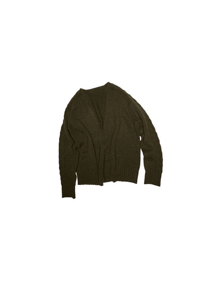Deep V-Neck Loose Sweater【s0000011585】