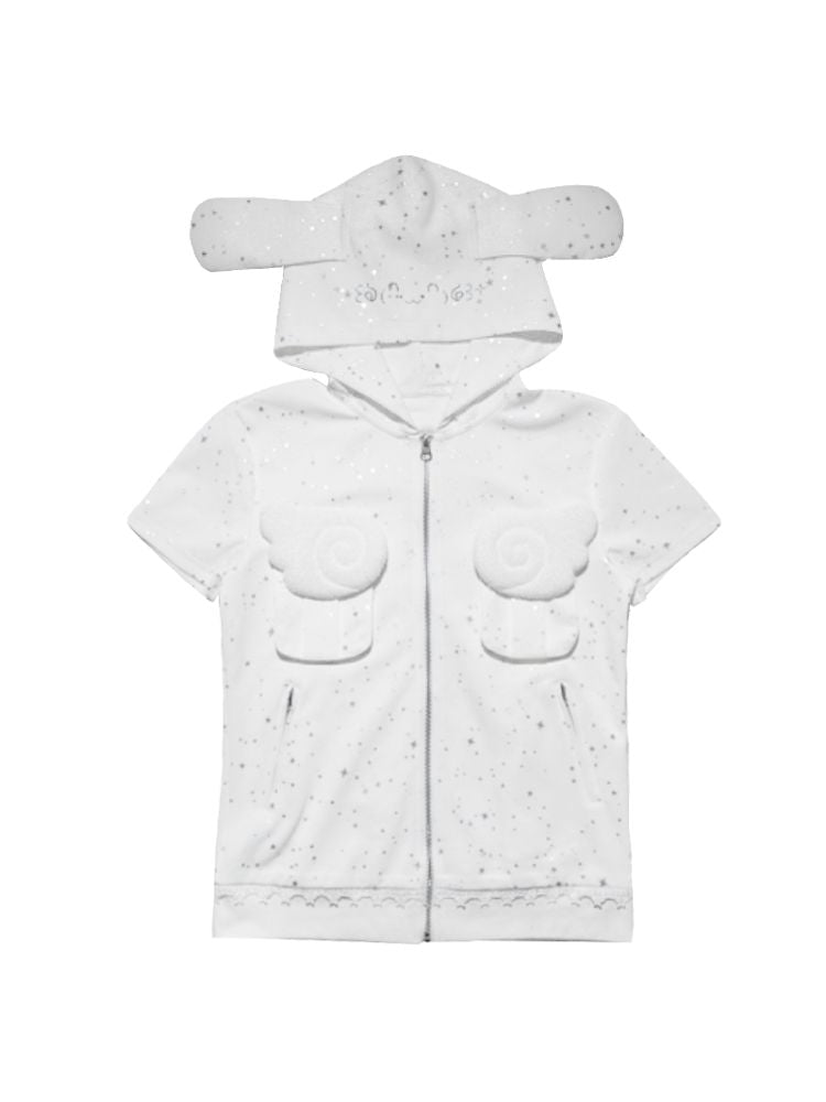 Hot Rhinestone White Vest Jacket【s0000012334】