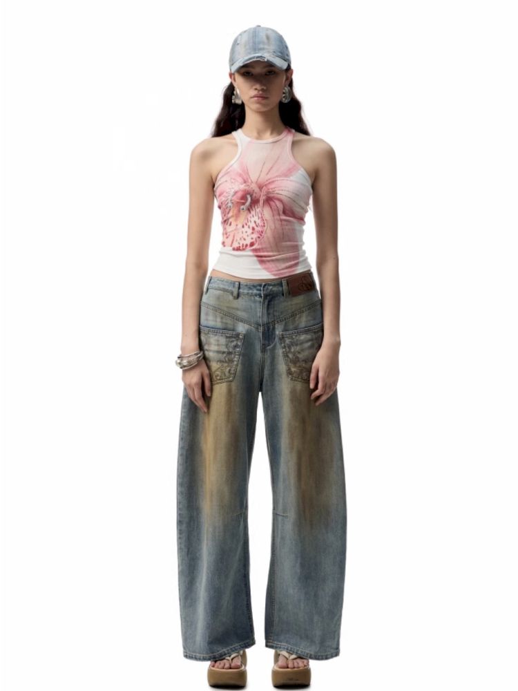 Classic Washed Cowboy Baseball Cap【s0000012395】