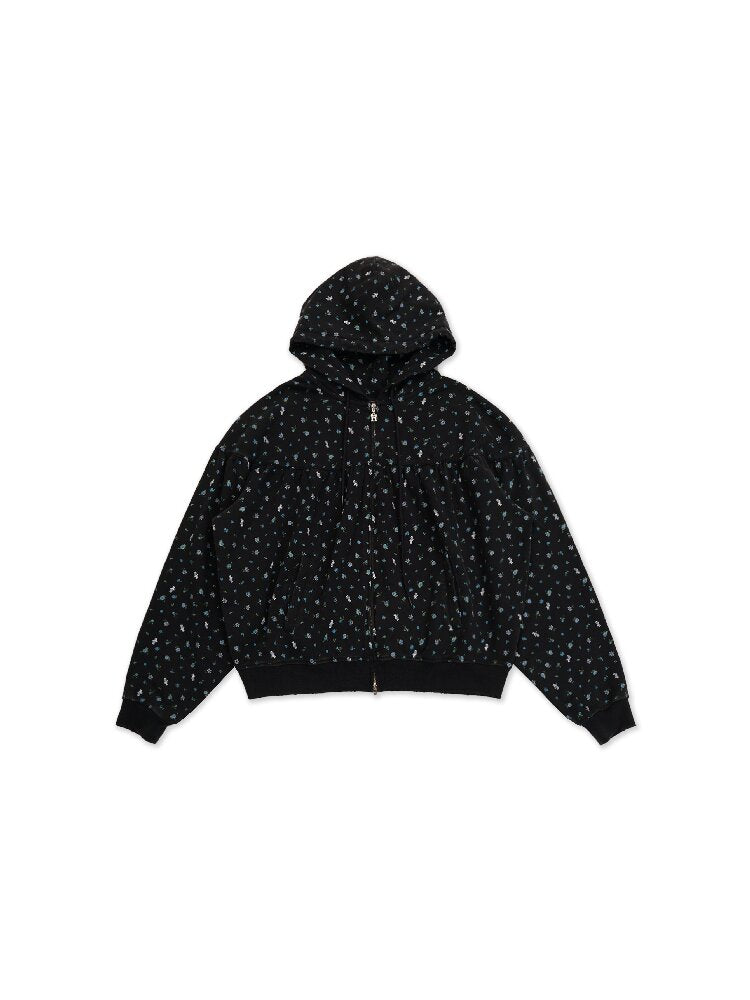 Hand Painted Floral Hoodie Set【s0000017921】