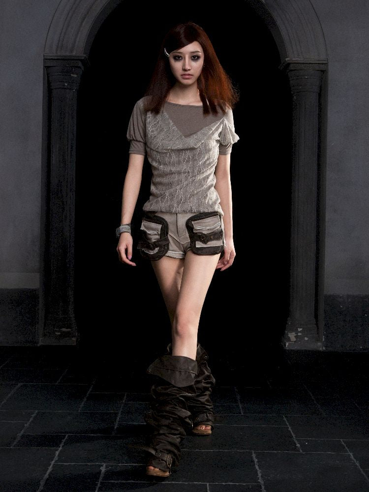 Bubble short sleeve t-shirt【s0000012309】