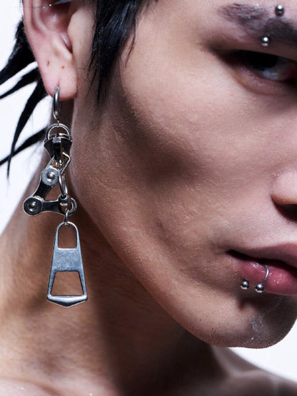Futuristic Reworked Ear Clips Studs【s0000018876】
