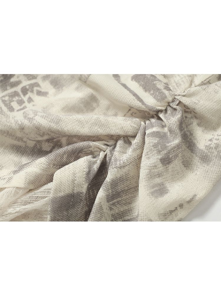 메쉬 스 플라이 싱 슬림 스트레치 긴 슬리브 티셔츠 [S0000011824]