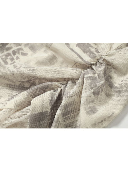 메쉬 스 플라이 싱 슬림 스트레치 긴 슬리브 티셔츠 [S0000011824]