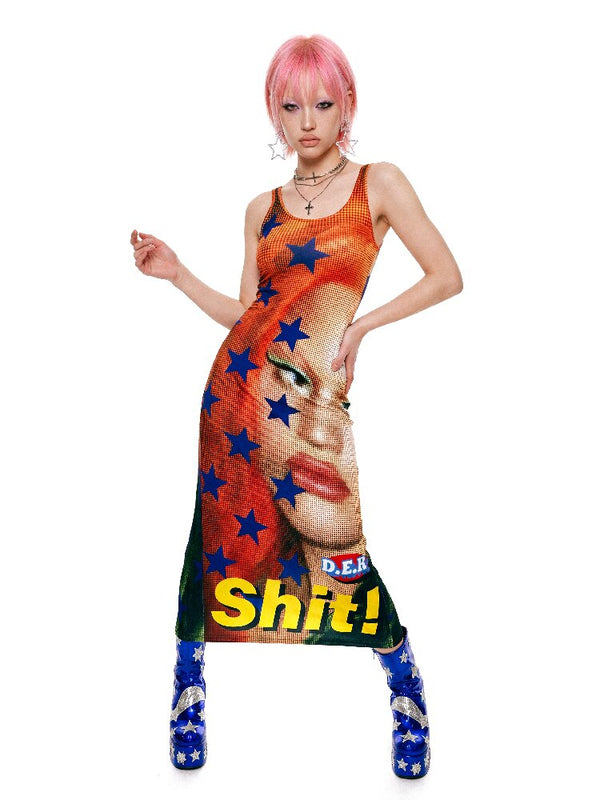 Original Design Slim Vest Long Dress【s0000017403】