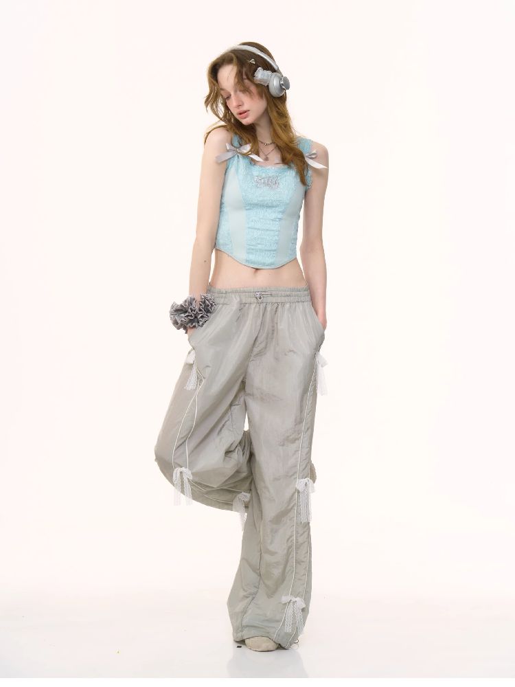 Lace Bow Tank Camisole【s0000012246】