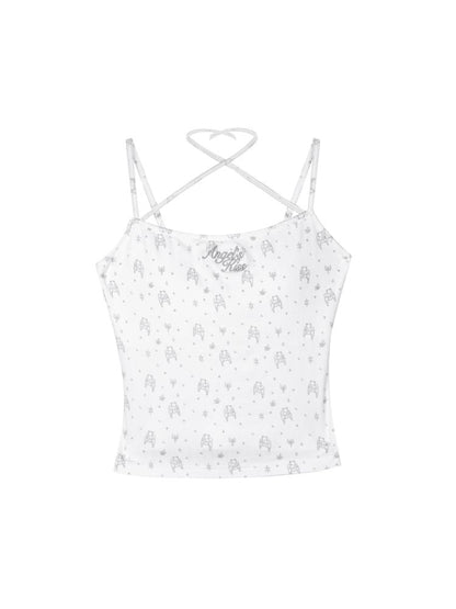 Bear Print Knit Camisole Jacket Cardigan【s0000013368】