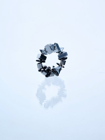 Handmade Beaded Bio Punk Open Ring【s0000018836】