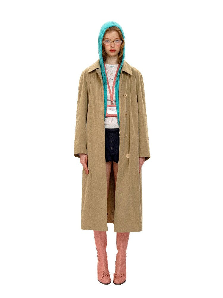 Classic Lapel Raglan Trench Coat【s0000016123】