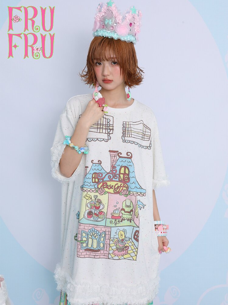 Print Versatile Pleated Half Skirt【s0000017452】