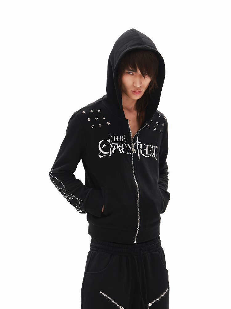 Dark Gothic Longsword Zip Sweatshirt【s0000018335】