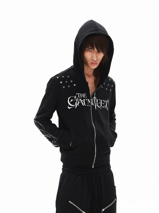 Dark Gothic Longsword Zip Sweatshirt【s0000018335】