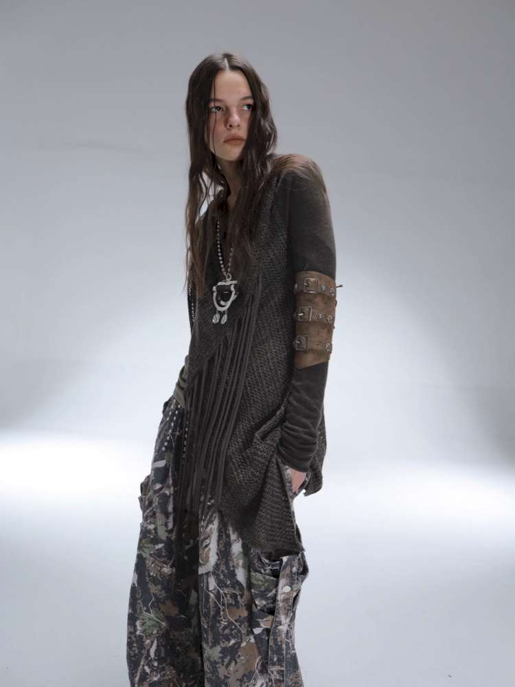 Slim Wandering Wind Tassel Cardigan【s0000014713】