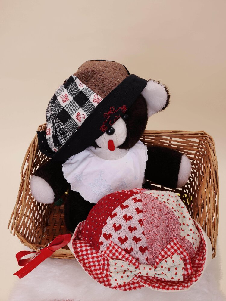 Patchwork Bow Remake Pot Hat【s0000019286】
