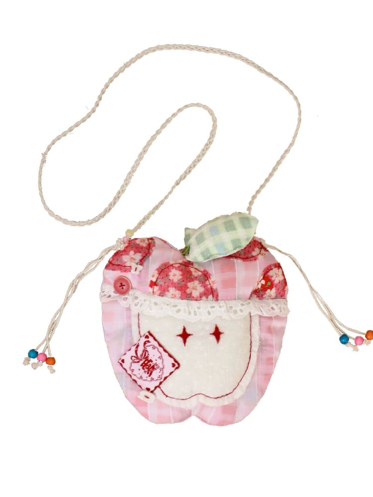 Splicing Shoulder Crossbody Apple Bag【s0000012371】