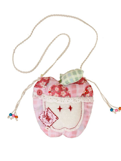 Splicing Shoulder Crossbody Apple Bag【s0000012371】