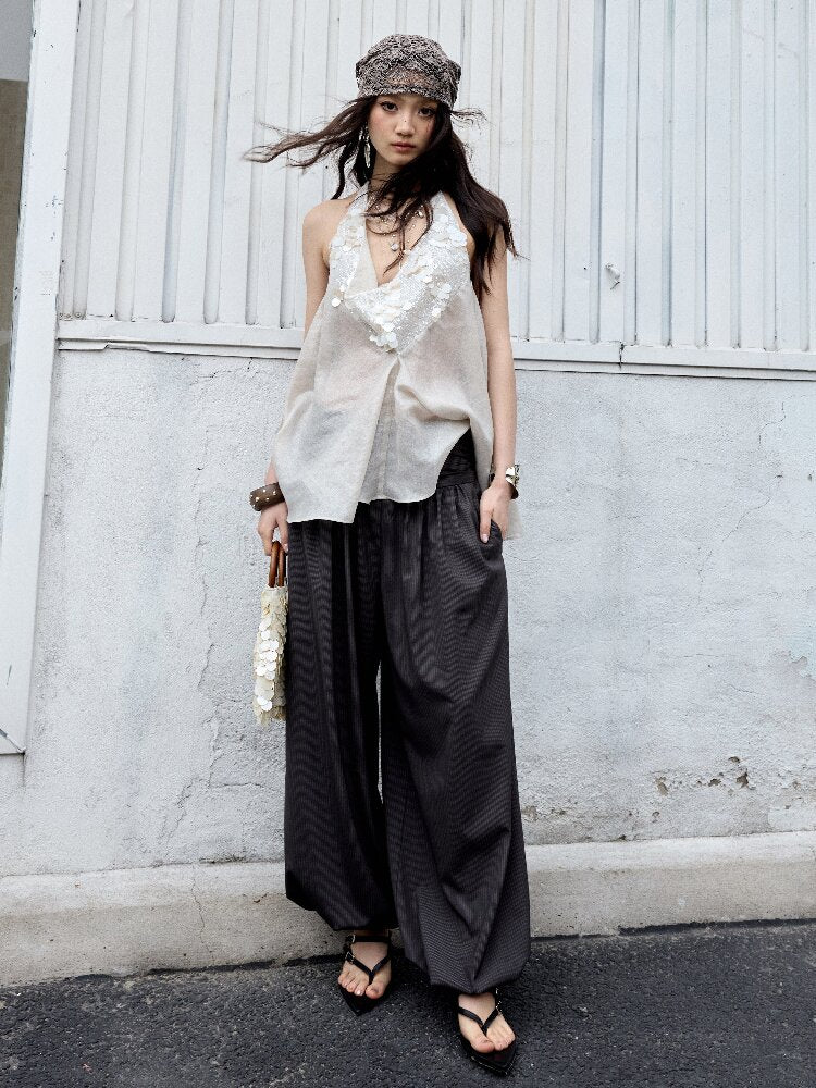 Nomad Relaxed Striped Balloon Pants【s0000016872】