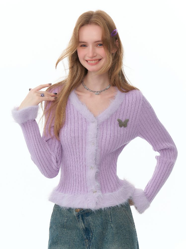 V-Neck 니트 스웨터 가디건 [S0000011493]