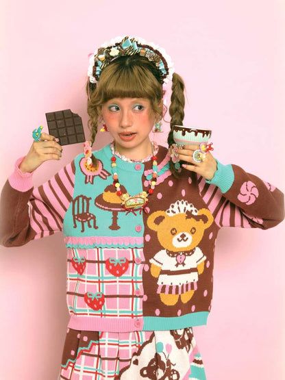 Vintage-Style Knit Cardigan【s0000014517】