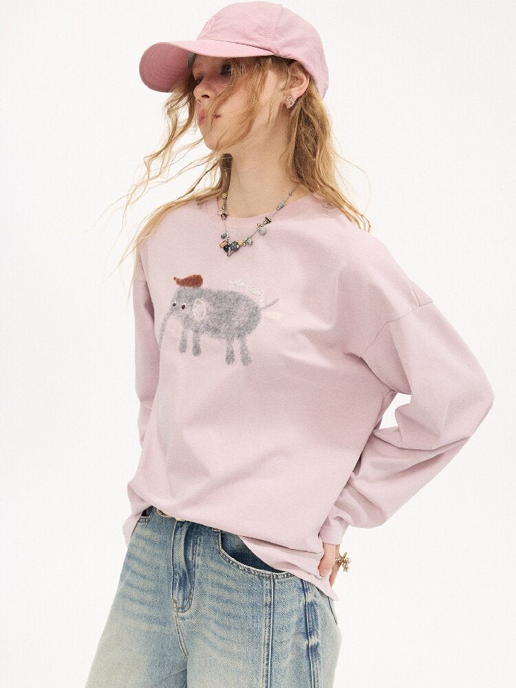 Mottled Baby Elephant T-shirt【s0000015893】
