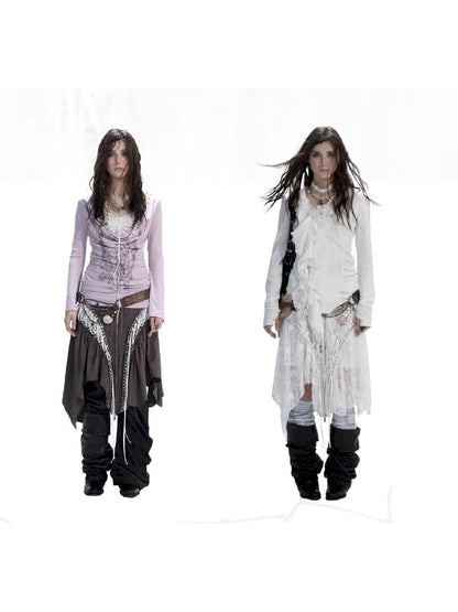 Romantic Styling Half Skirt【s0000011269】