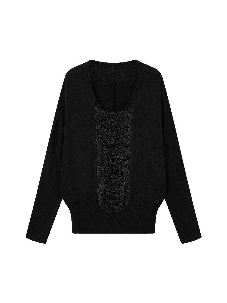 Tassel Bat Sleeve Youcos Top【s0000019003】