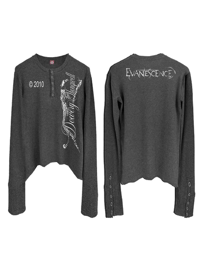 Black Panther Sheer Henry Shirt【s0000018209】