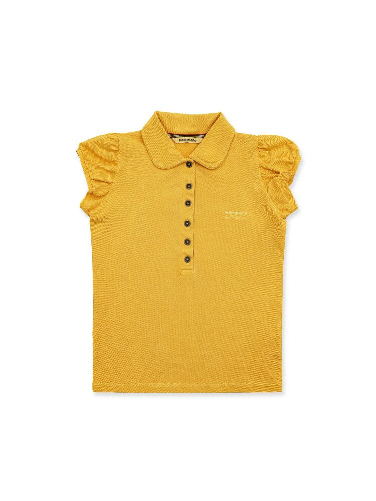 Webbing Polo Collar Slim T-Shirt【s0000016097】