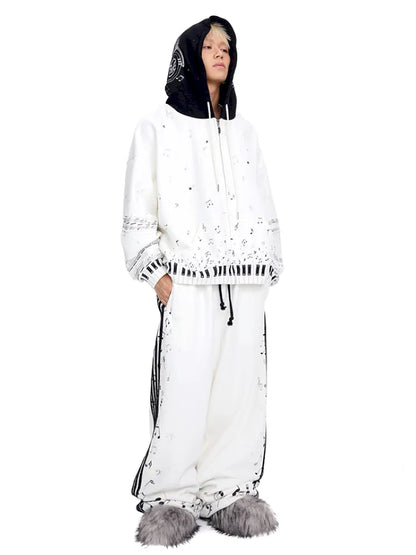 Headphones Embroidered Hoodie Jacket【s0000014098】