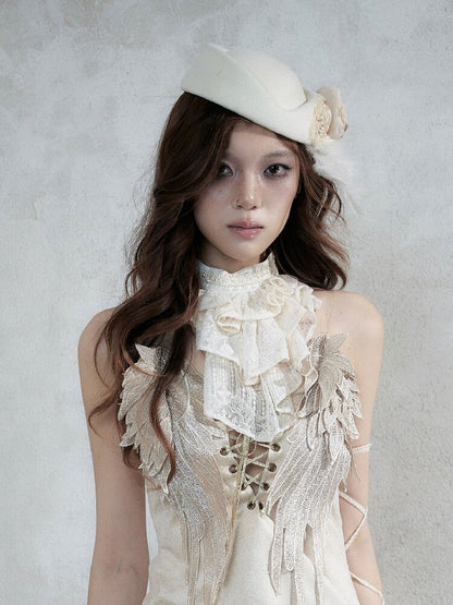 Baroque French Lace Scarf Collar【s0000017995】